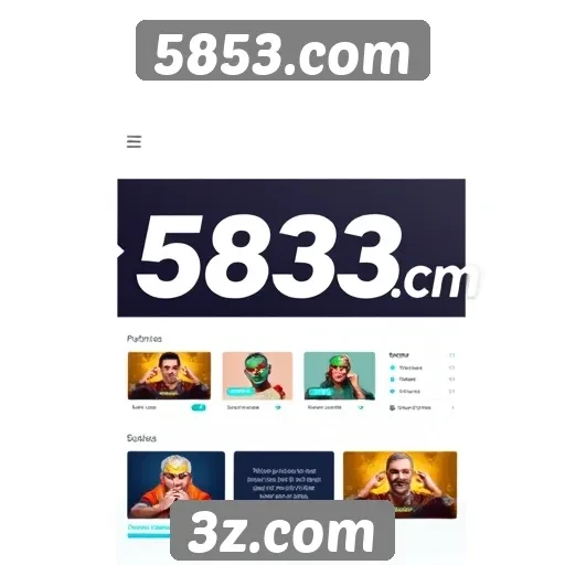 Navegação e usabilidade do 5853.com para jogadores